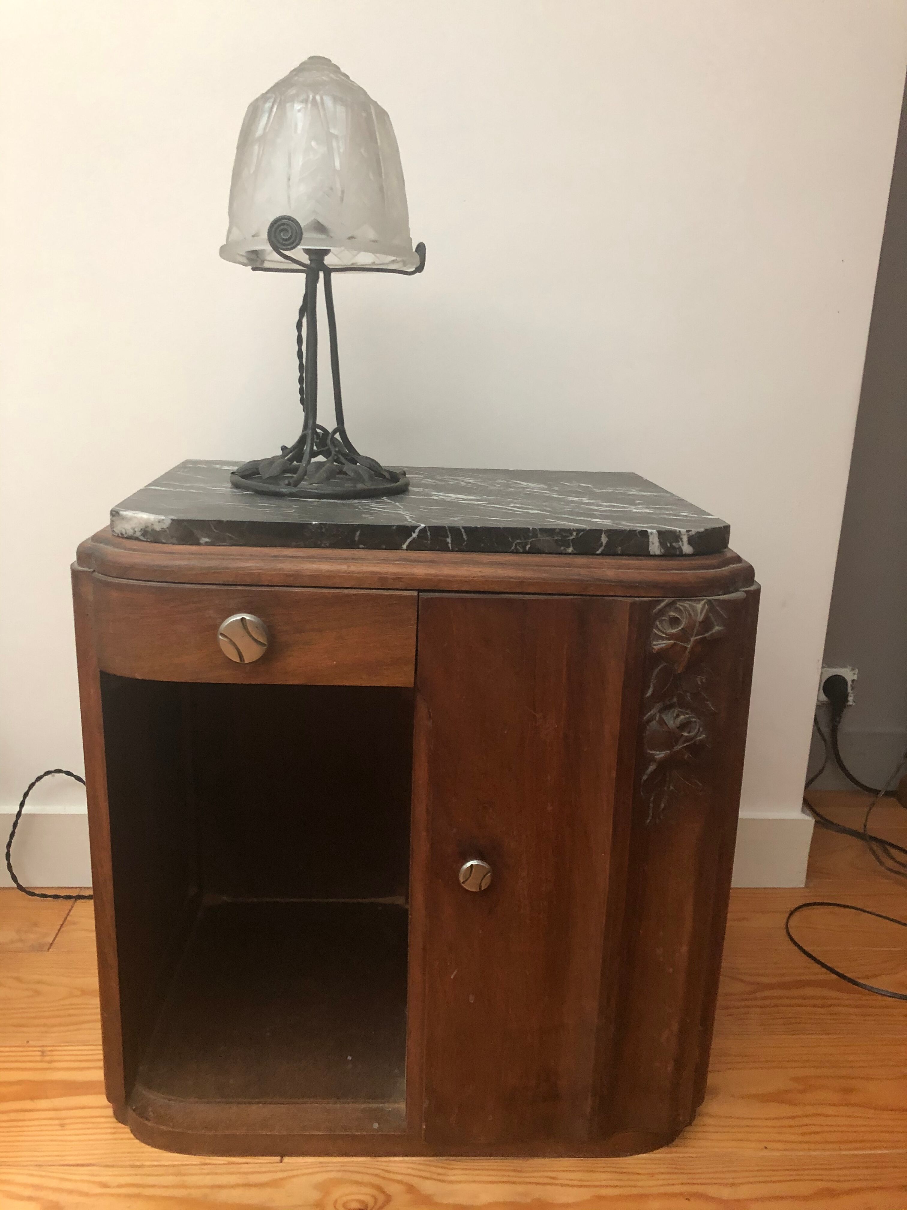 Art Deco bedside table