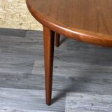 60s 70s Teak Dining Table Danish Modern Design Made in Denmark