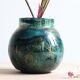 Glass ball vase by Sylvie Montagnon