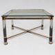 Hollywood Regency gold and perspex side or small coffee table