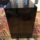 Roche bobois extendable console black lacquered 4 extensions