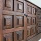 Vintage Brutalist Sideboard solid wood , Spain 1970s