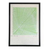 Structure 1995. kinetic lithograph signed c. du plessis