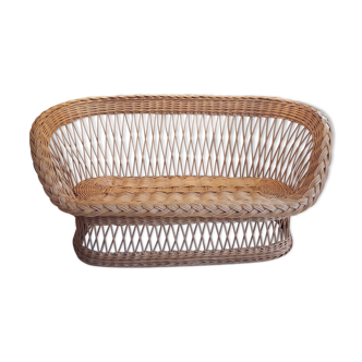 Bench-rattan 3 seats