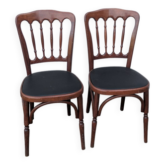 Paire de chaises bistrot