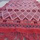 Traditional handmade red kilim rug 187-114cm