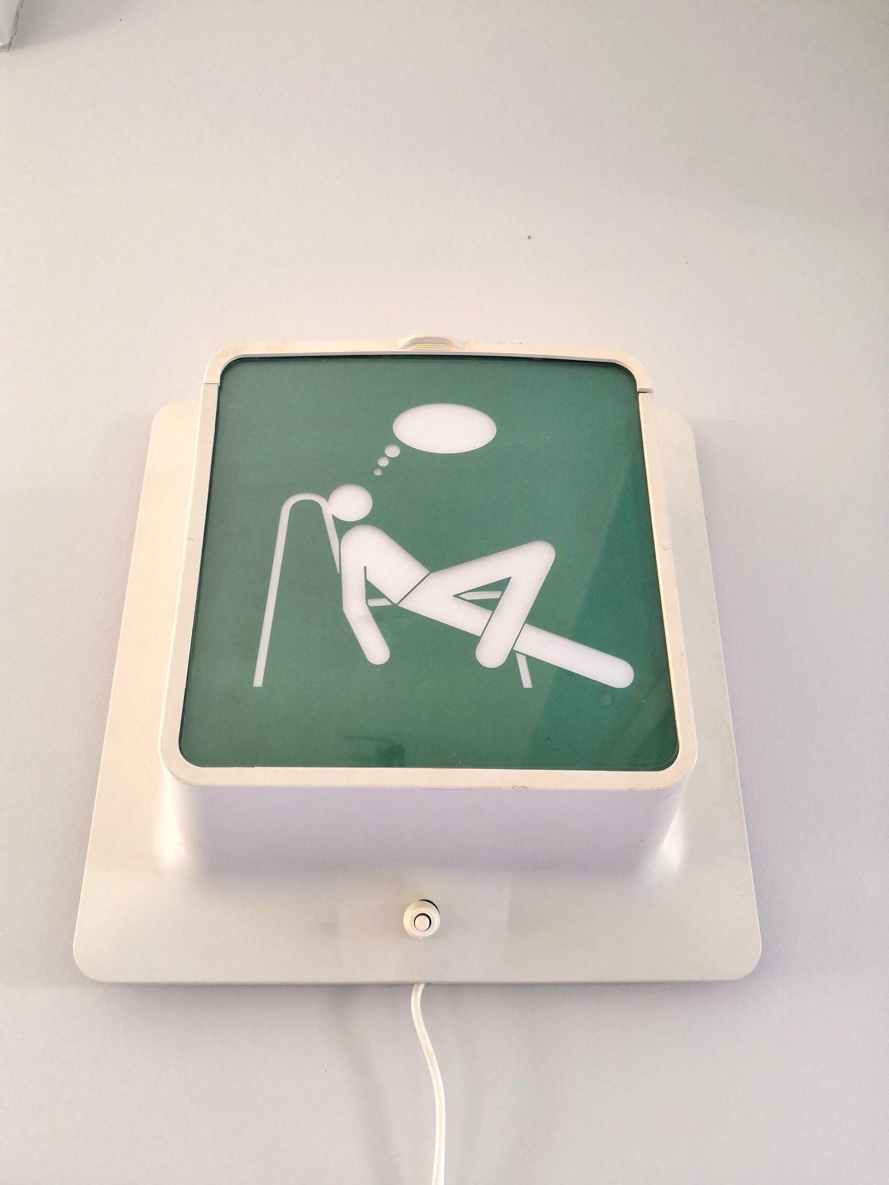 Vintage interchangeable wall lamp Ikea model Skugga