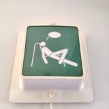 Vintage interchangeable wall lamp Ikea model Skugga