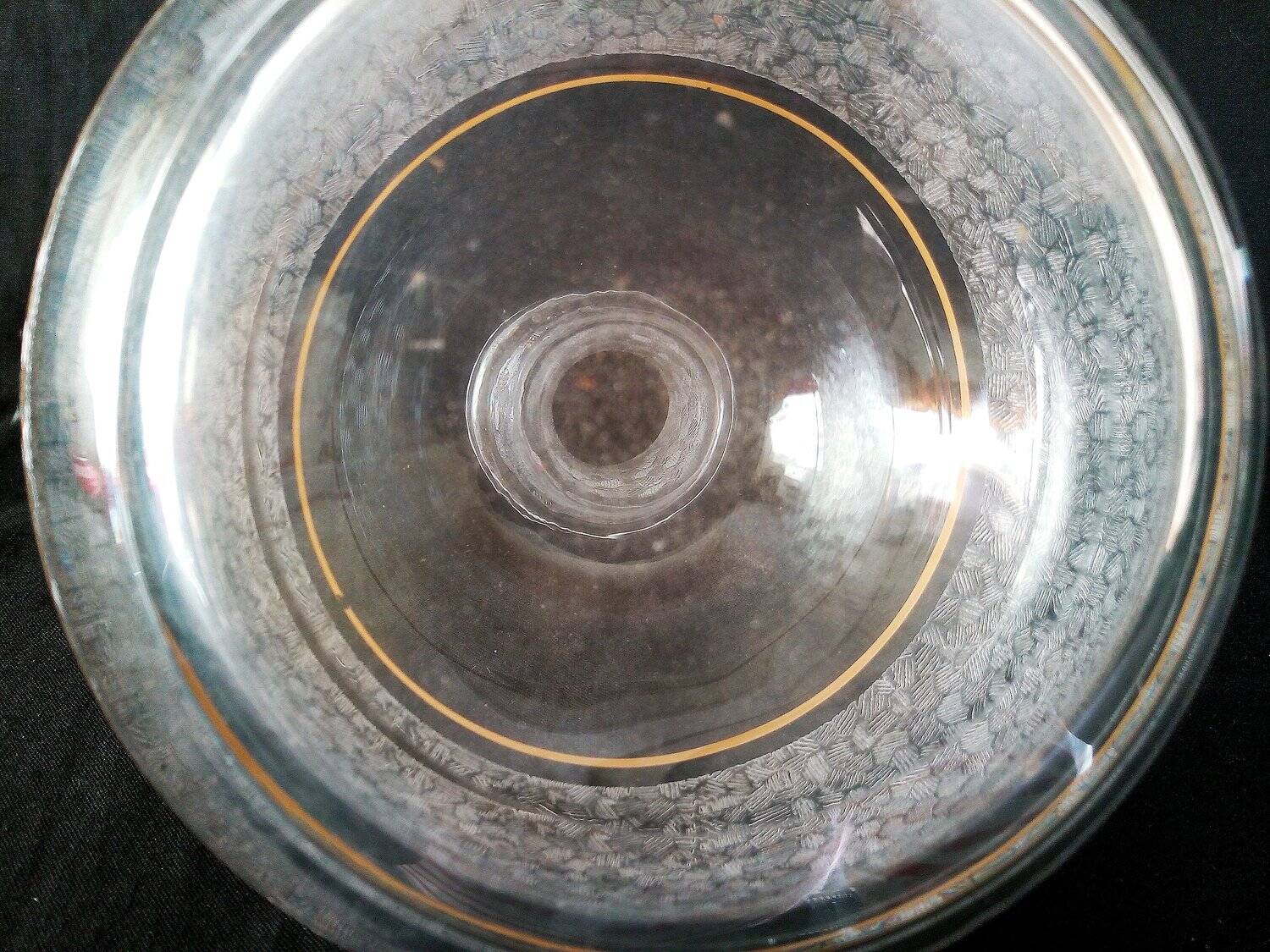 St. Louis crystal decanter, "Mélancolie" model, late nineteenth early twentieth century