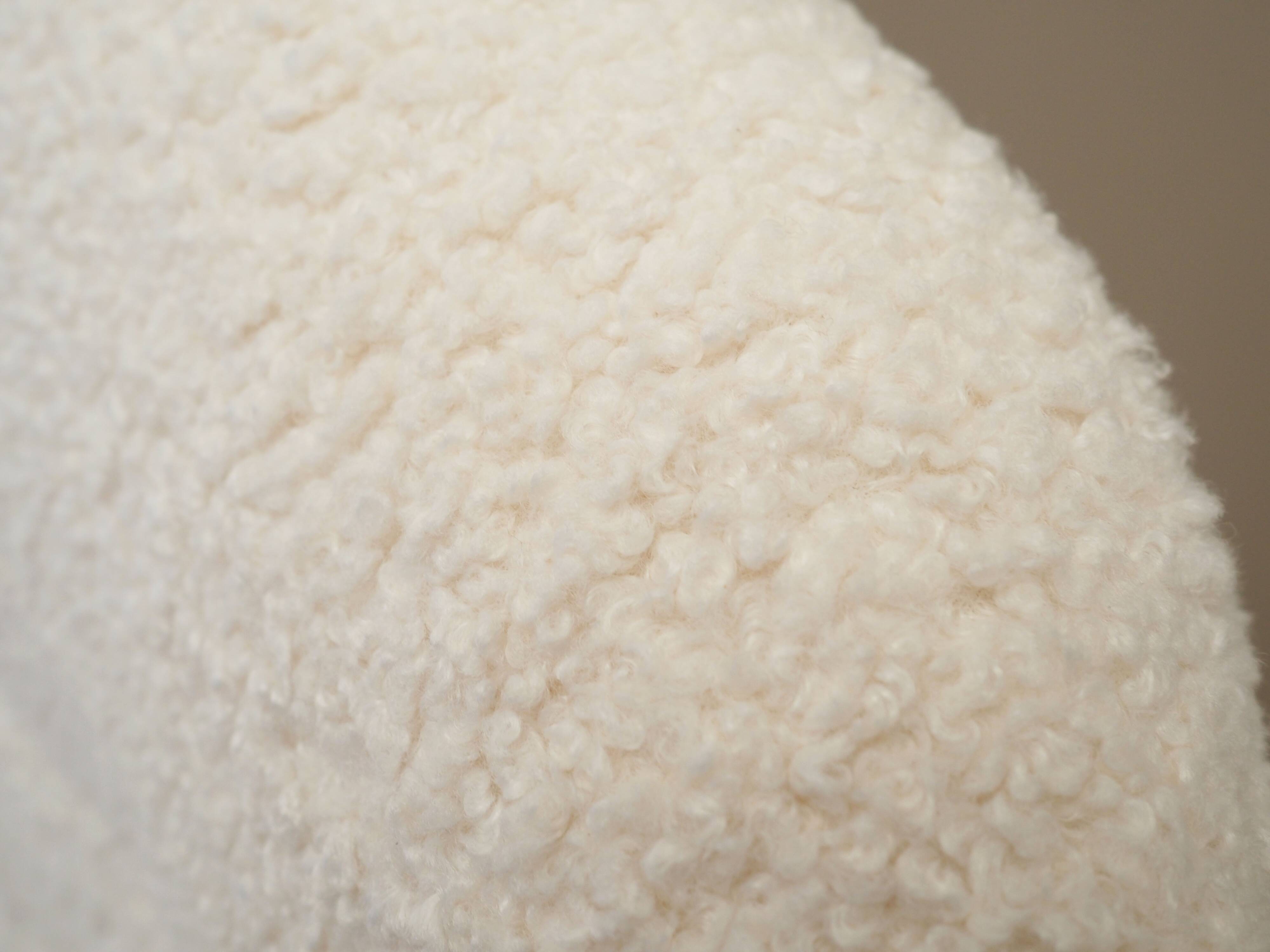 White armchair, Scandinavian design, production: Denmark