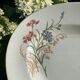 Old dish, earthenware, blueberry service Keller and Guérin Lunéville, Terre de Fer