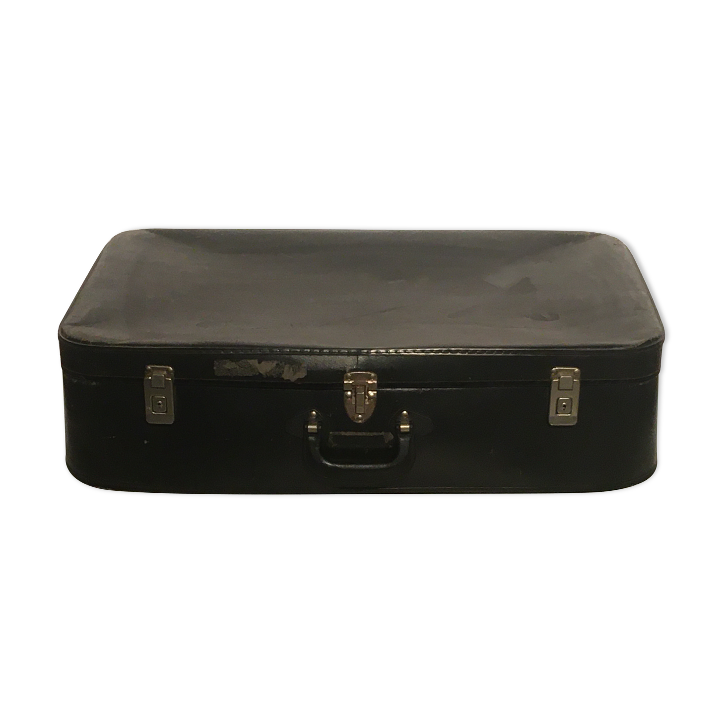 Vintage retro cardboard suitcase