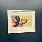 Original Swedish Color Lithograph – “Woman” by Lars Norrman – Signed