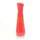 Bean vase, red glass, Ząbkowice, Poland, 1970s