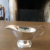 Silver metal saucepan