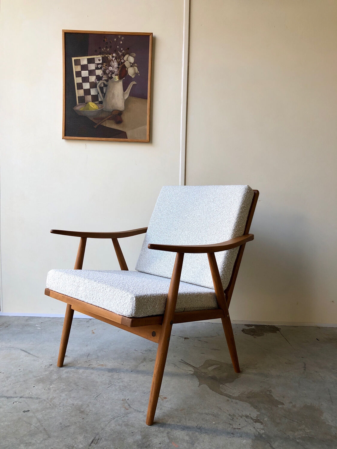 Boomerang armchair TON