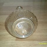 19th century molded glass carafe