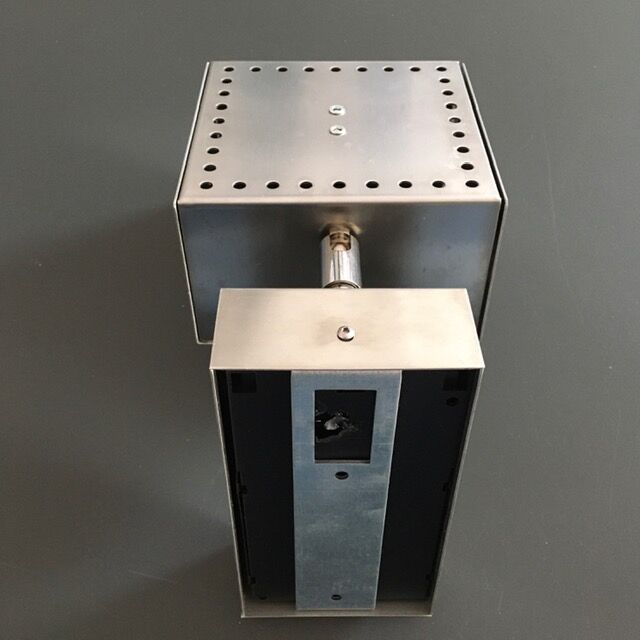 Italian stainless design sconce