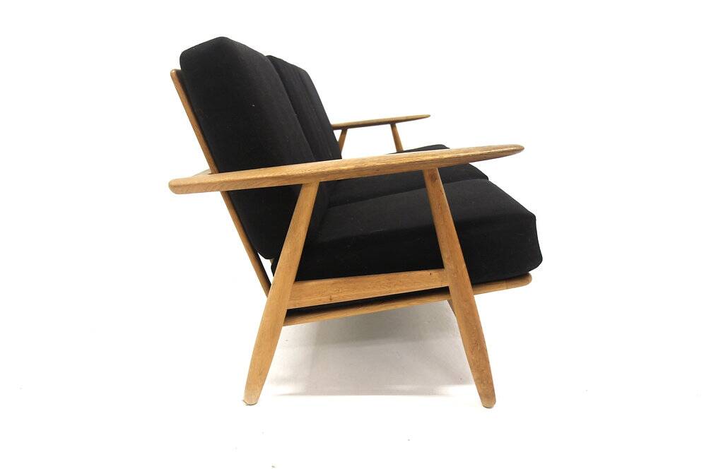 Scandinavian 3-seater sofa "Cigar chair GE 240" Hans J. Wegner, Denmark, 1960