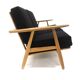 Canapé scandinave 3 places "Cigar chair GE 240" Hans J. Wegner, Danemark, 1960