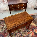 Men's dressing table in mahogany stamped period Louis XVI XVIII th century