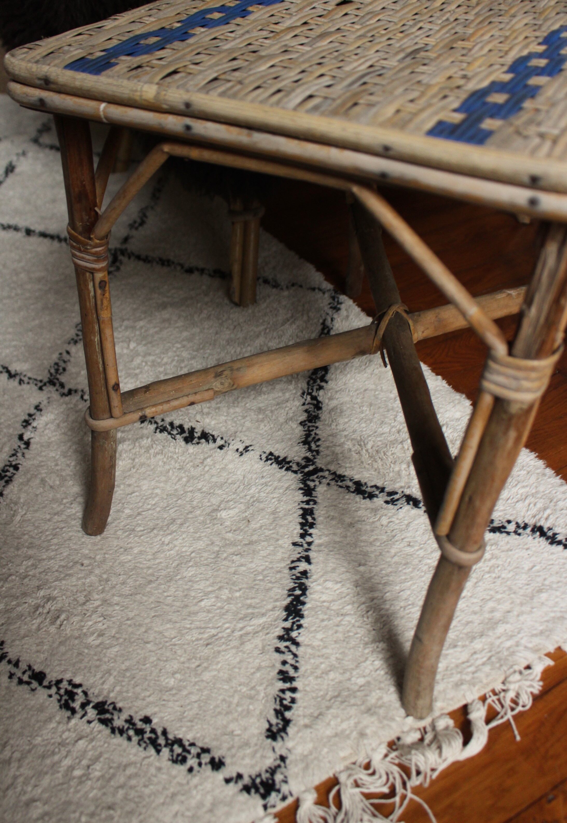 Rattan woven wicker coffee table