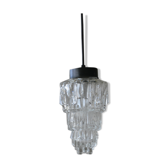 Glashütte Limburg hanging lamp, 60s