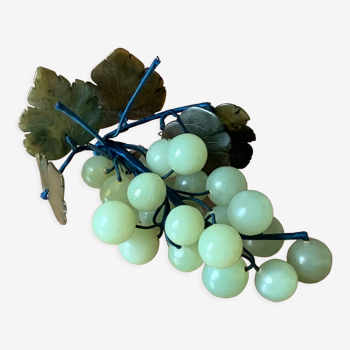 Decorative bunch of jade grapes