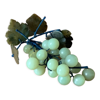 Decorative bunch of jade grapes