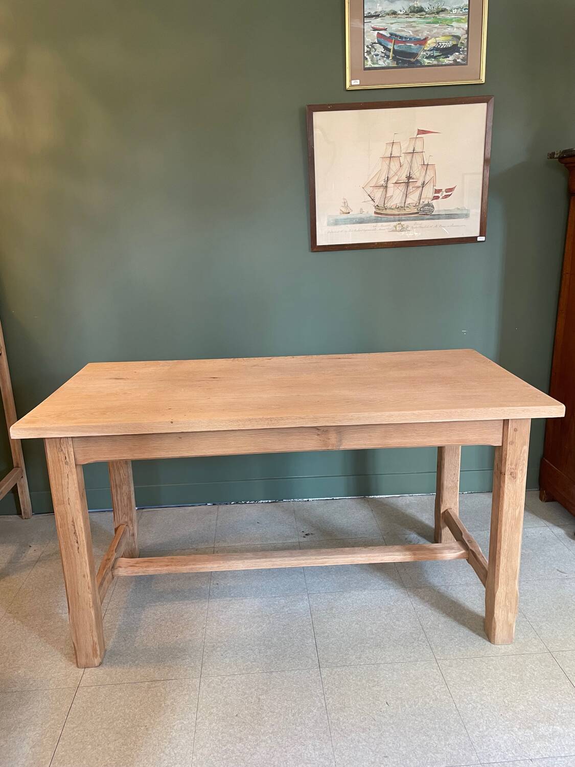 Airbrushed farm table