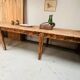 Old very large convent table