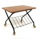 "Stringbord" side table in teak, Sweden, 1950
