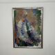 Swedish Oil on Canvas – “Sitting Man” by Bengt Crantz