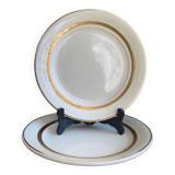 2 Vintage Plates Villeroy & Boch Mettlach - Economic Union France-Sarr