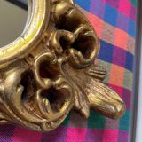 Golden rockery mirror