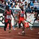 Original / signed / iconic photo / 100m final Seoul 1988s / Cult Art Photo / signed