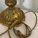 Pied de lampe en bronze