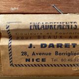 Painting by Aristide Armand HSP Marine near Nice Saint Tropez + frame