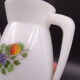 Pitcher or broc in opaline Arcopal fruit décor 1970