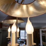 double billiard chandelier