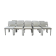 Lot of 10 chairs Strafor 70s
