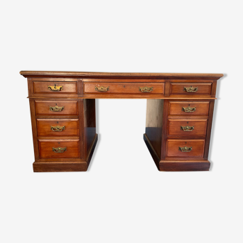 English mahogany box desk