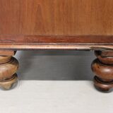 Mahogany veneer curved, English work, circa 1840