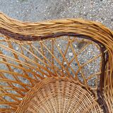 Emmanuelle wicker armchair