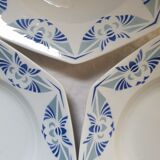 Set of 10 Pexonne octagonal plates