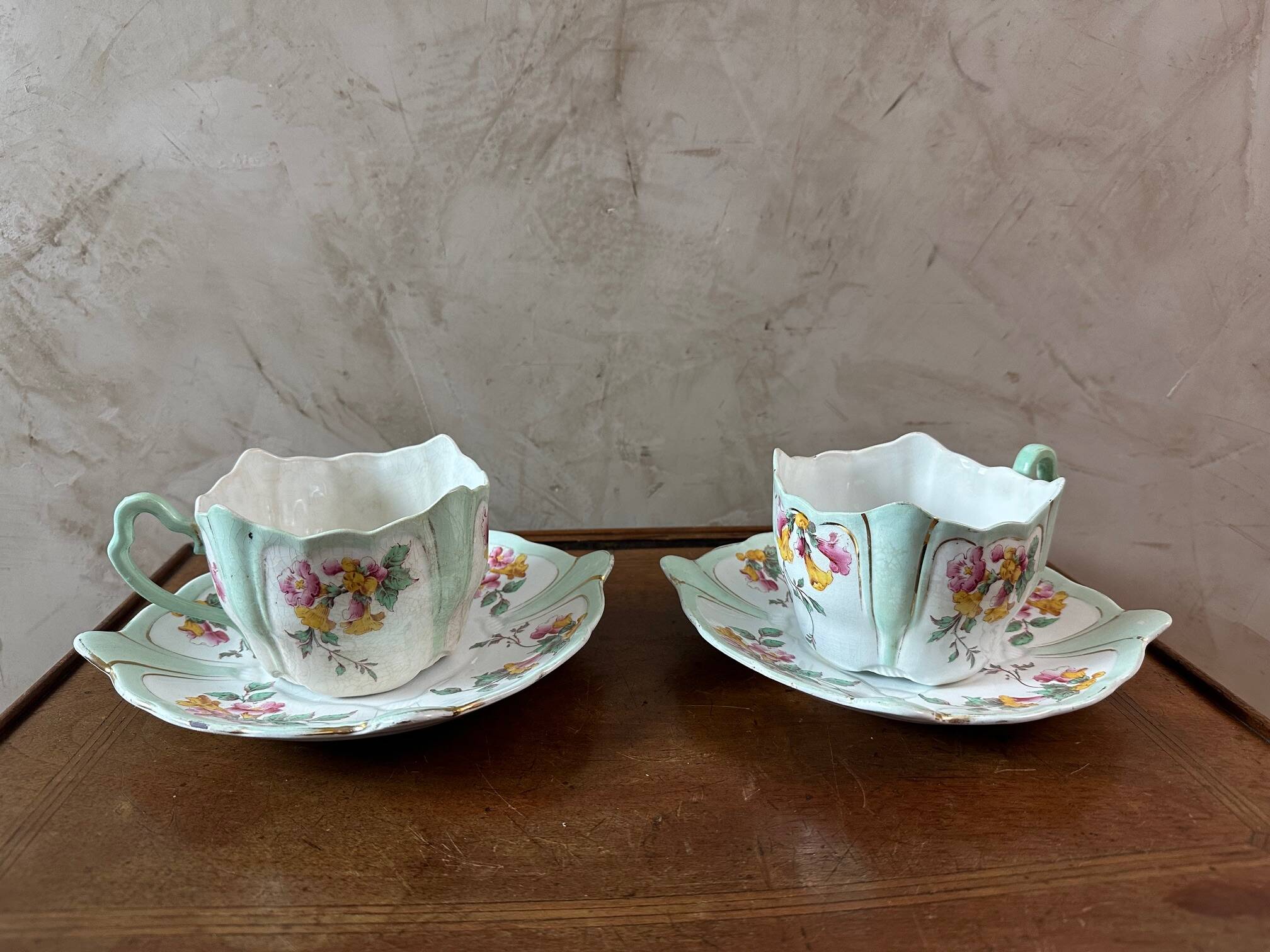 Pair of porcelain lunches