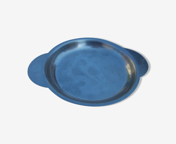 Plat rond à oreilles en inox