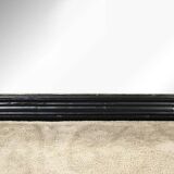 Large Blackened Wooden Mirror, Louis-Philippe style – Mid-19th century