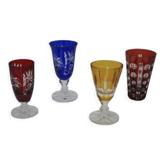 Set of four Crystal Glasses