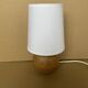 Old blond wood table lamp